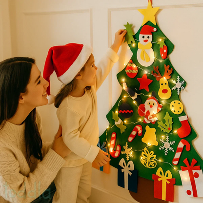 🎄Montessori Kids DIY Felt Christmas Tree✨