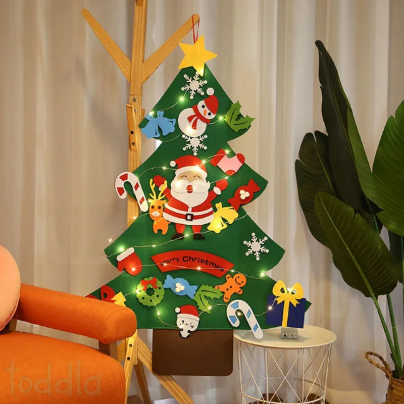 🎄Montessori Kids DIY Felt Christmas Tree✨