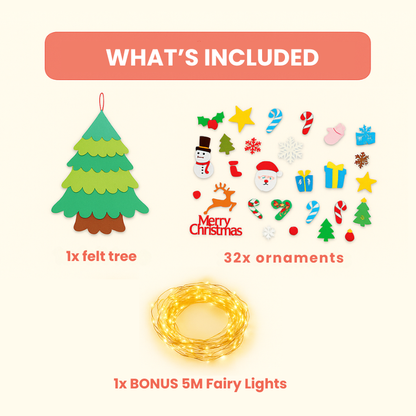 🎄Montessori Kids DIY Felt Christmas Tree✨