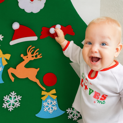 🎄Montessori Kids DIY Felt Christmas Tree✨