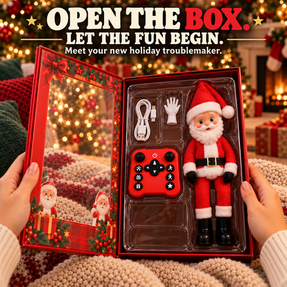 🎅 Remote-Control Santa Claus 🎄 Dancing, Waving & Walking Christmas Fun