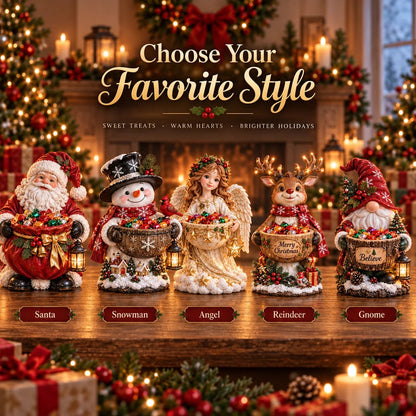 🎄 Christmas Sale – 50% OFF ✨ Lighted Christmas Candy Bowl Collection – 5 Festive Holiday Designs