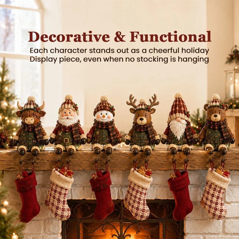 🔥 Flash sale 40% OFF - Christmas Stocking Holder Shelf Sitters
