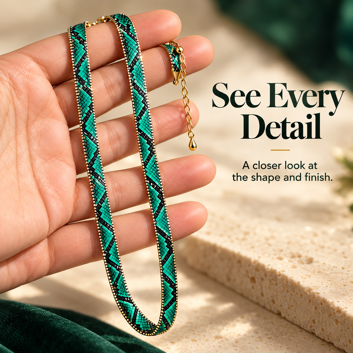 Serpent Statement Necklace