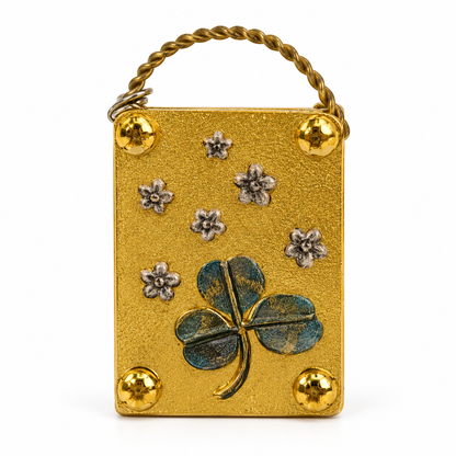 🌸 Mini Brass Flower Press – Pocket-Sized Botanical Keepsakes
