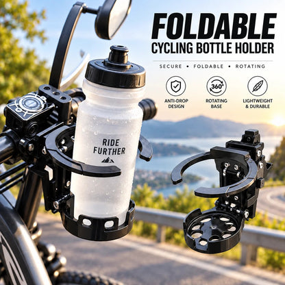 ✨ Fold It Away When Empty! 🚲 The Ultimate 2-in-1 Space-Saving Bike Bottle Cage 💧