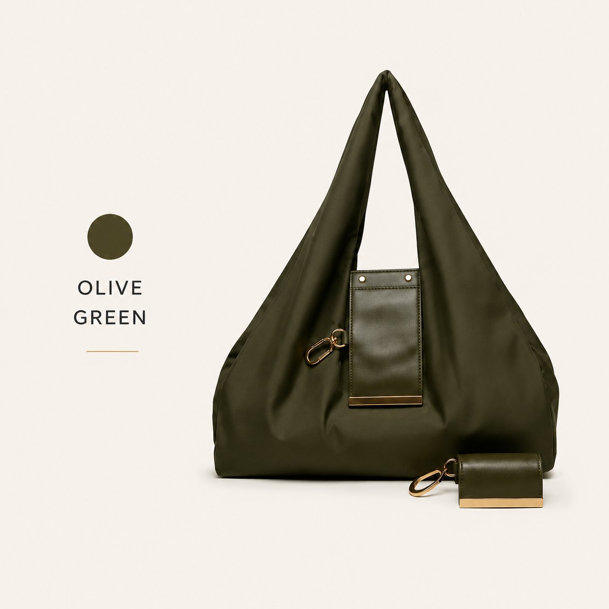 Varelli Charm Transformable Bag – Stylish Vegan Leather Tote & Keychain Charm