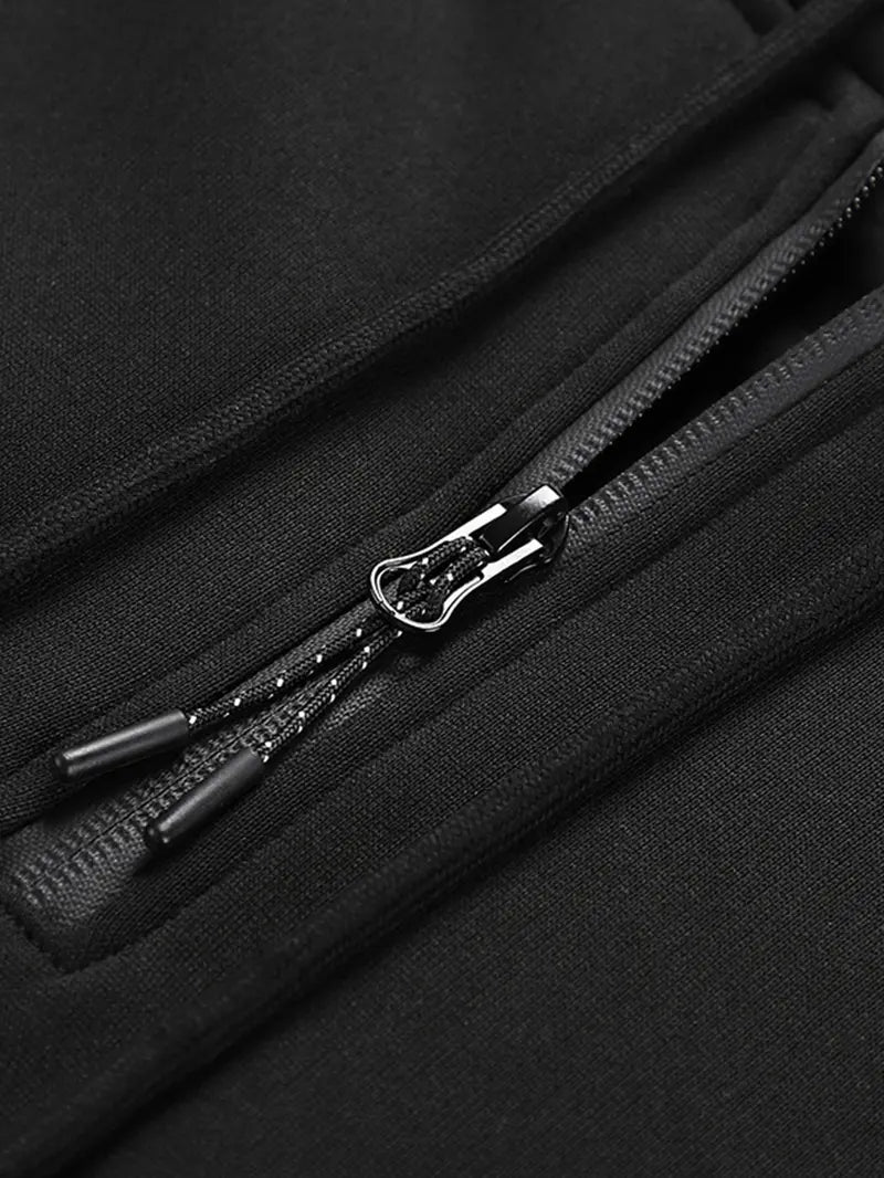 Men's Heated Hoodie – 26 Heating Zones, USB Powered Half-Zip Pullover with Arm Pocket (Power Bank Sold Separately)