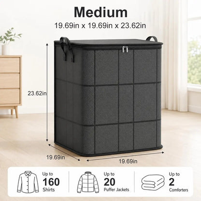 💥49% OFF Factory Clearance –📦Foldable Storage Tote – Waterproof, Dustproof, Big & Portable 🌟