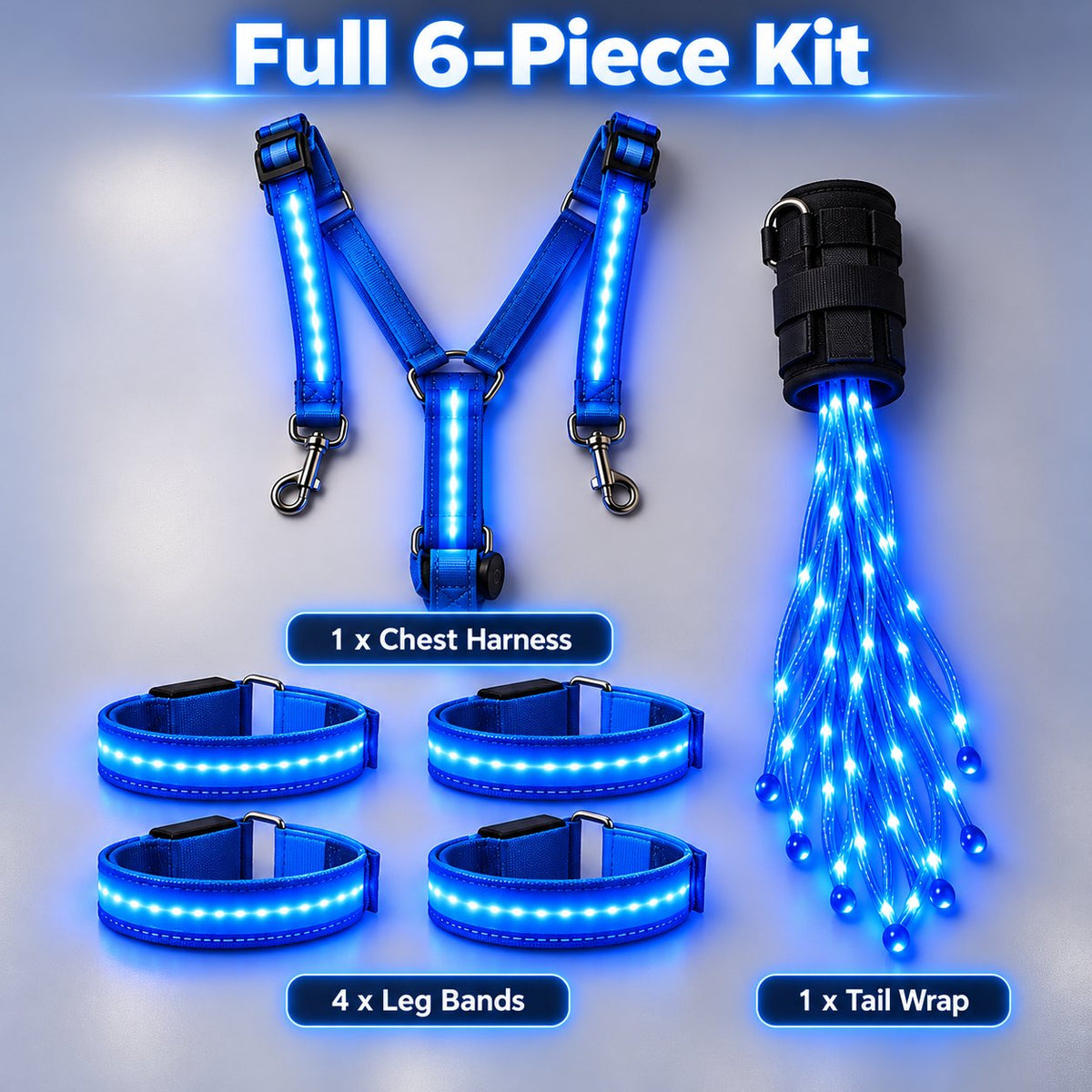 360° Illuminated Horse Harness & Glow Kit 🐎✨
