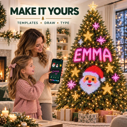 Smart Animated Christmas Tree Lights – App-Controlled LED Effects