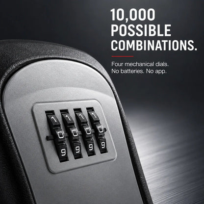 🔐🏠 Never Get Locked Out Again! 🔑 | 4-Digit Wall-Mounted Key Lock Box 🛡️✨