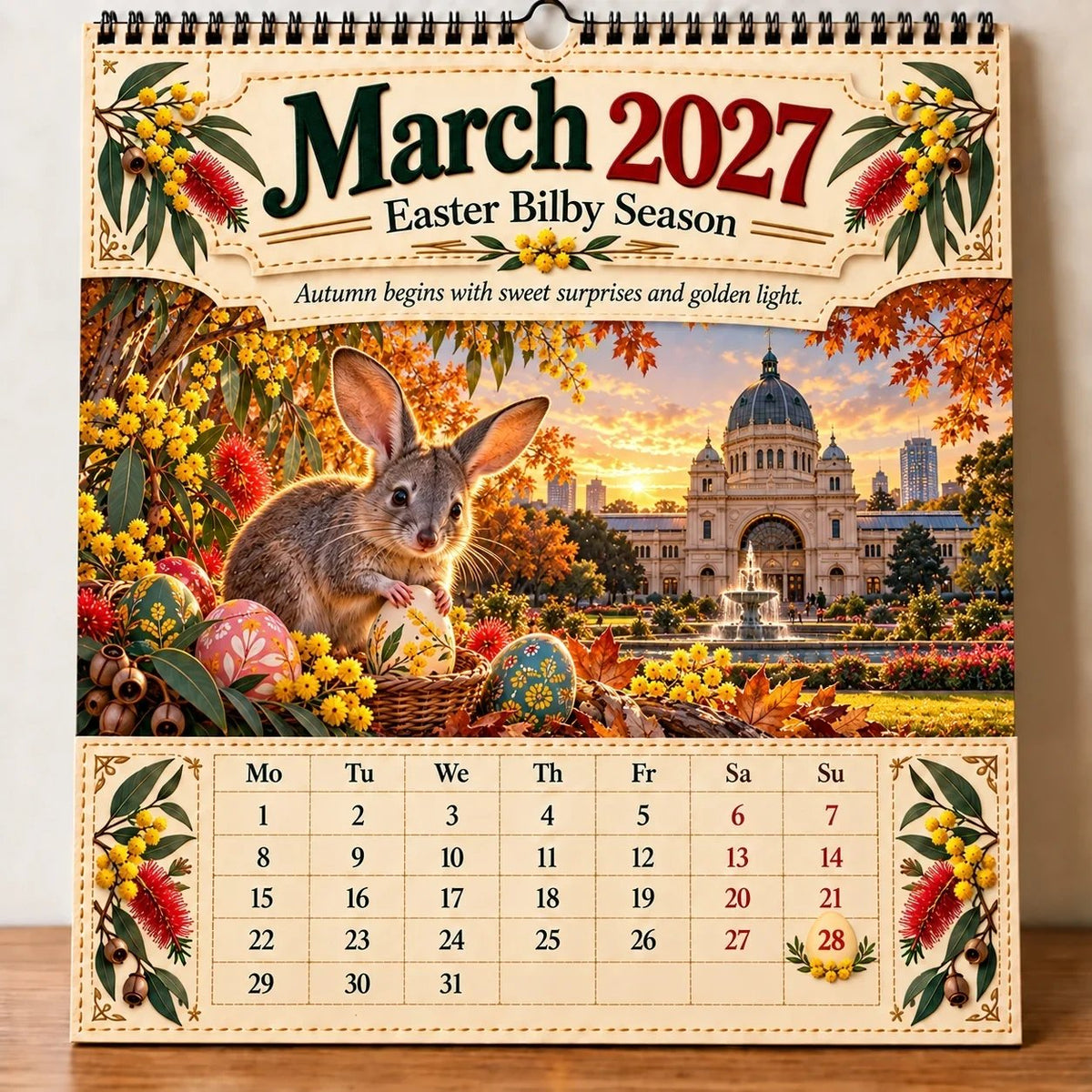 🔥🦘- 2027 Australia 125th Anniversary Wall Calendar 🐨