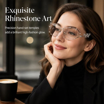📍📢📢40% OFF !! ⏰Chic Sunglasses with Rhinestone Accents for Women