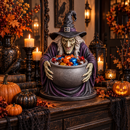 Halloween Witch Candy Bowl