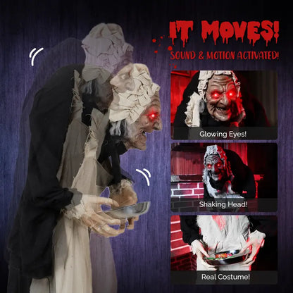 👻Bring Your Halloween to Life with This Terrifying Animated Horror Figure!