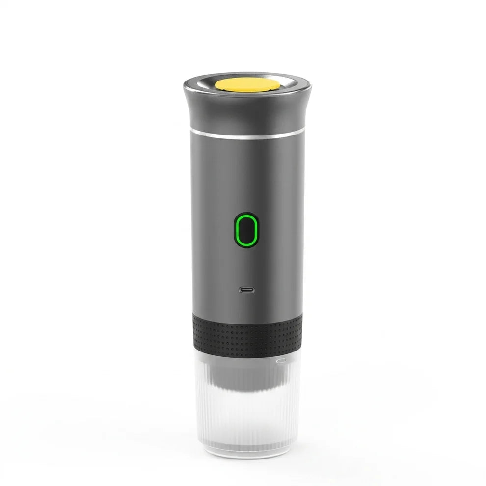 Portable Espresso Coffee Maker – 15-Bar Rechargeable Travel Coffee Machine