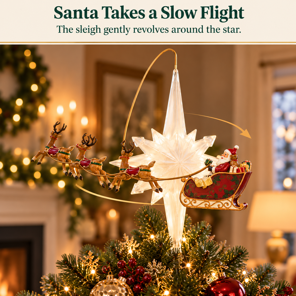 Animated Christmas Tree Toppers