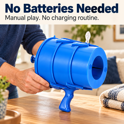 💨 Manual Air Vortex Blaster Toy – Battery-Free Fun for Game Nights & Backyard Play