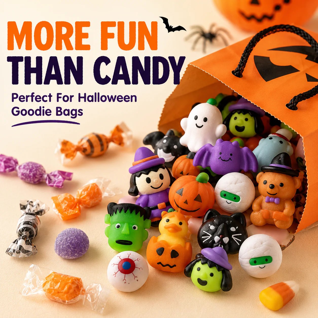 Last Day 50% OFF -🎃 30PCS Halloween Mochi Squishy Toys
