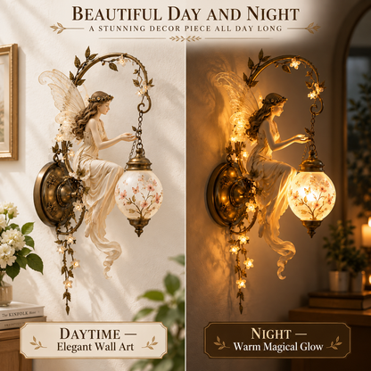 ⏰Limited Stock 50% OFF -🧚✨ Enchanted Fairy Blossom Lantern Wall Light 🌸🏮