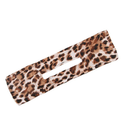 Western Print Low-Bun Hair Bow