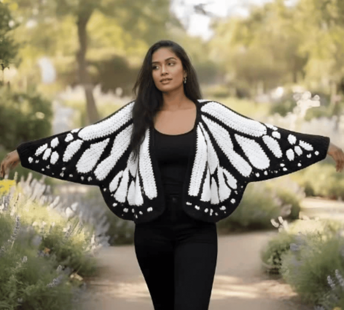 🔥 HOT SALE 49% OFF🔥Monarch Butterfly Cardigan – Handcrafted Statement Piece 🦋