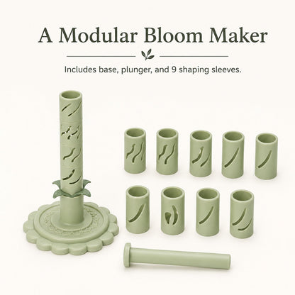 🎉Modular Clay Bloom Maker with 9 Shaping Sleeves