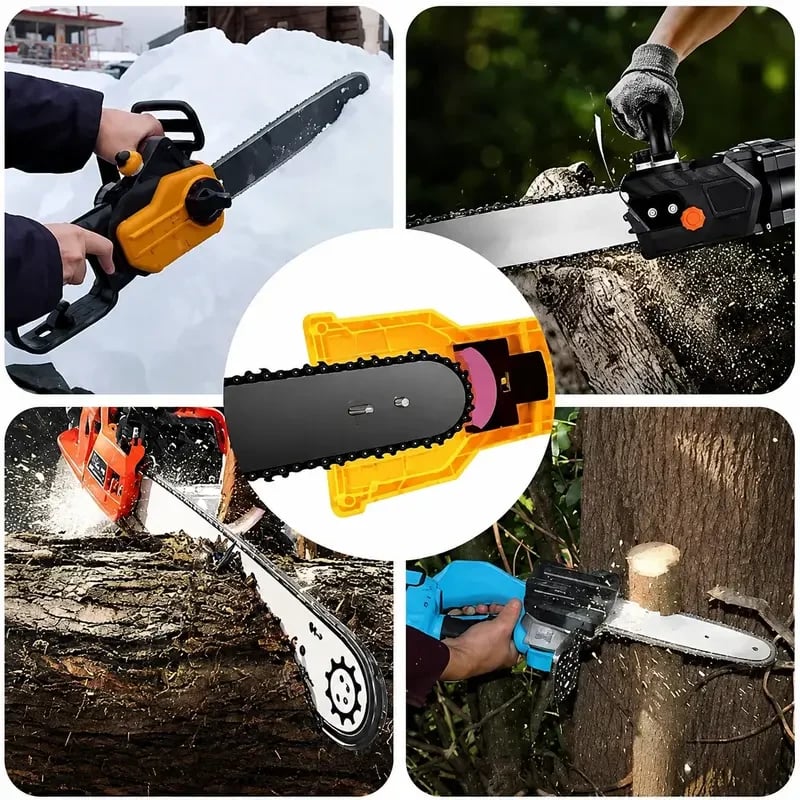 💯💥Portable Teeth Chainsaw Sharpener – Fast and Accurate Maintenance for All Chainsaws