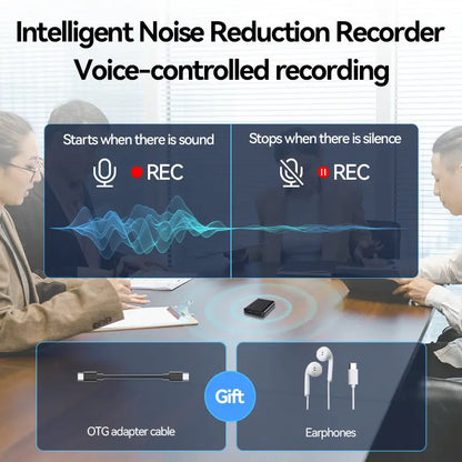 Mini Magnetic Voice Recorder One-Touch Recording🌟
