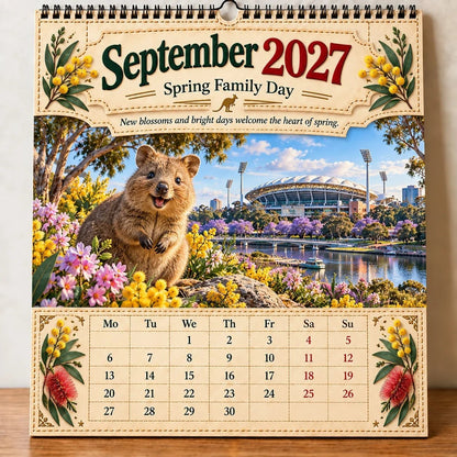 🔥🦘- 2027 Australia 125th Anniversary Wall Calendar 🐨