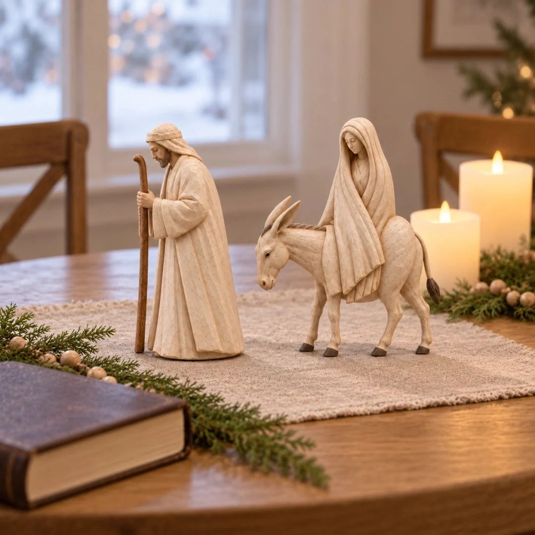 🔥Last Day 49% OFF🚶 🌟 Journey to Bethlehem Nativity Figurine Set