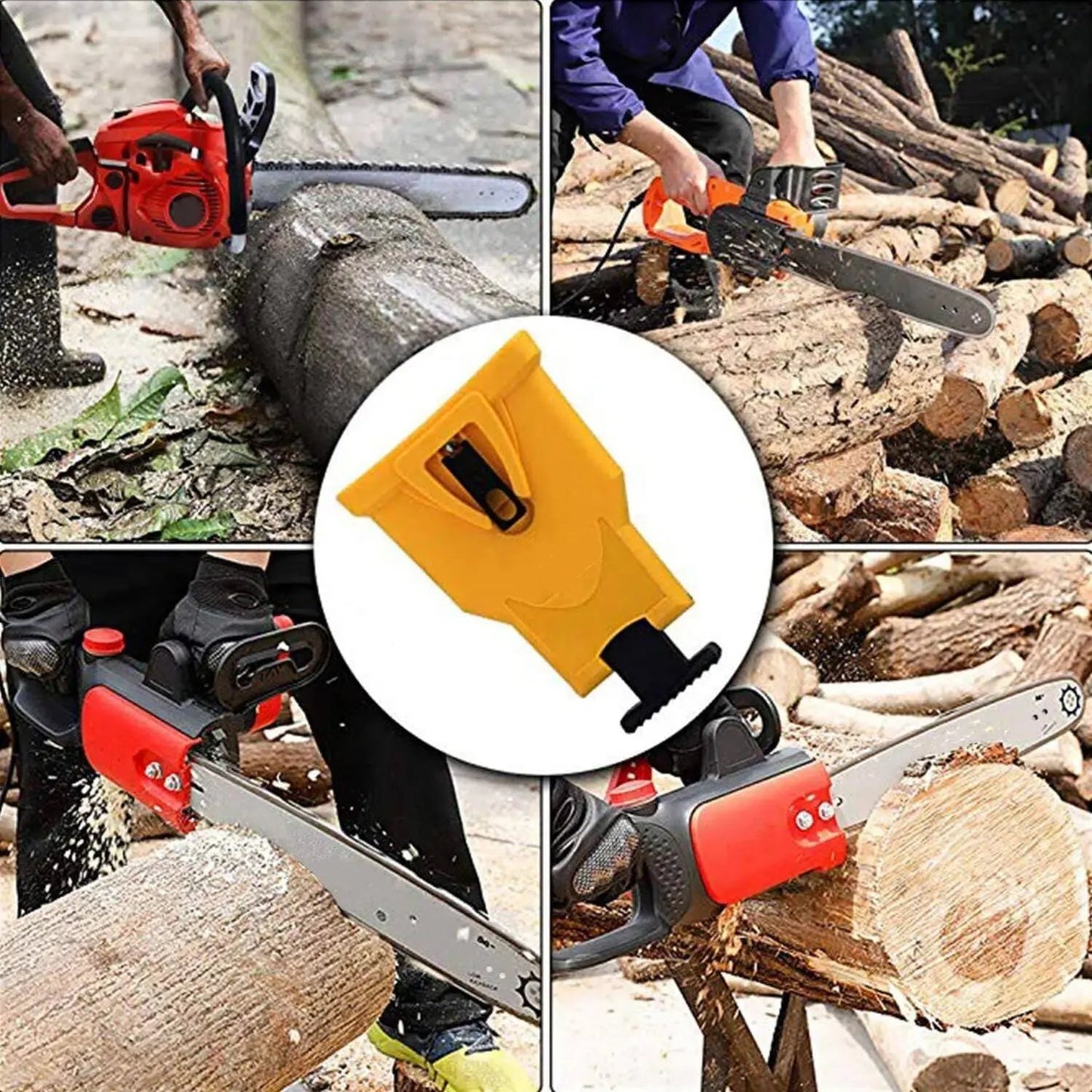 Universal Chainsaw Chain Sharpener Tool - Precision Sharpening for All 14"-20" Chainsaws 🪚