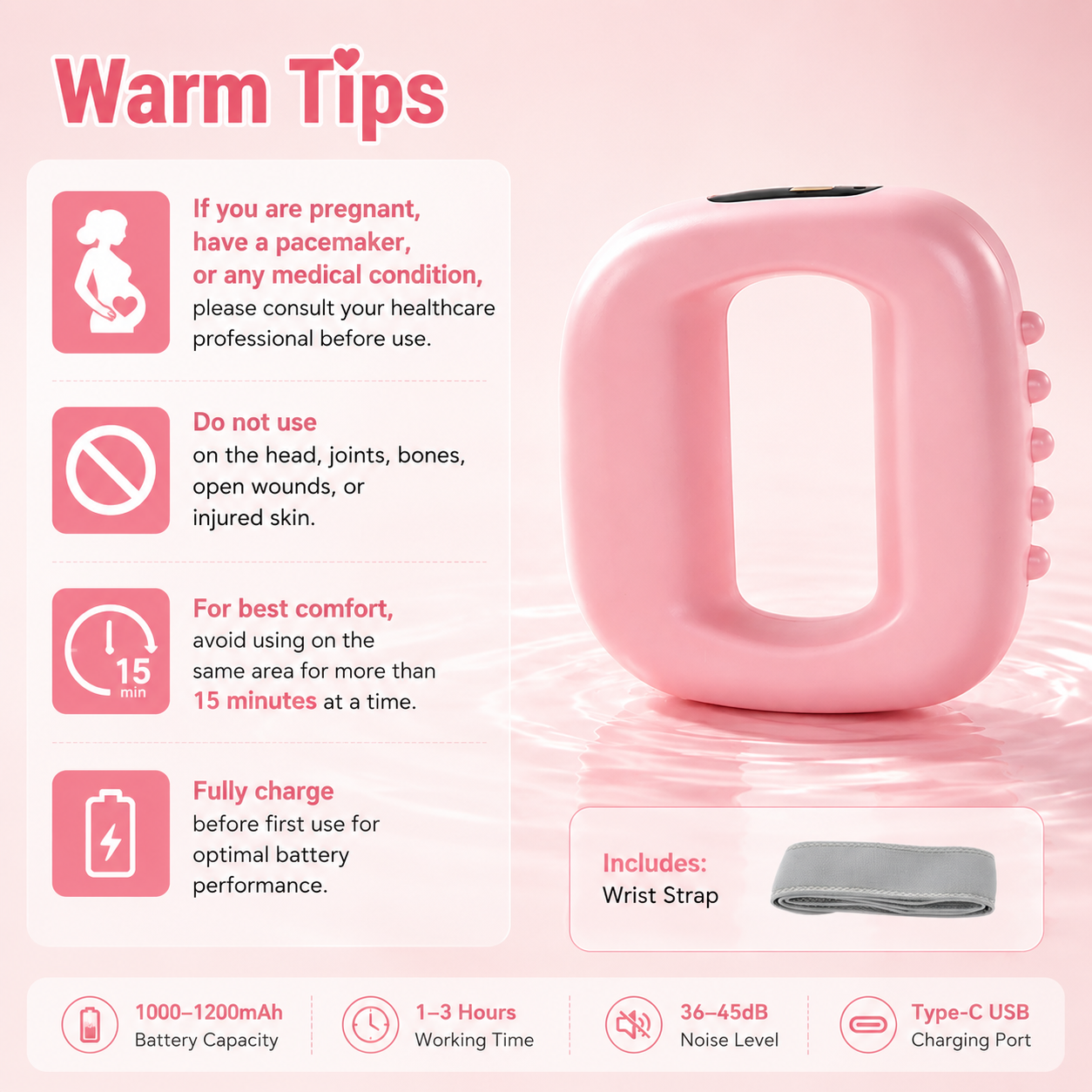 3-in-1 Vibrating Fascia Ring Massager
