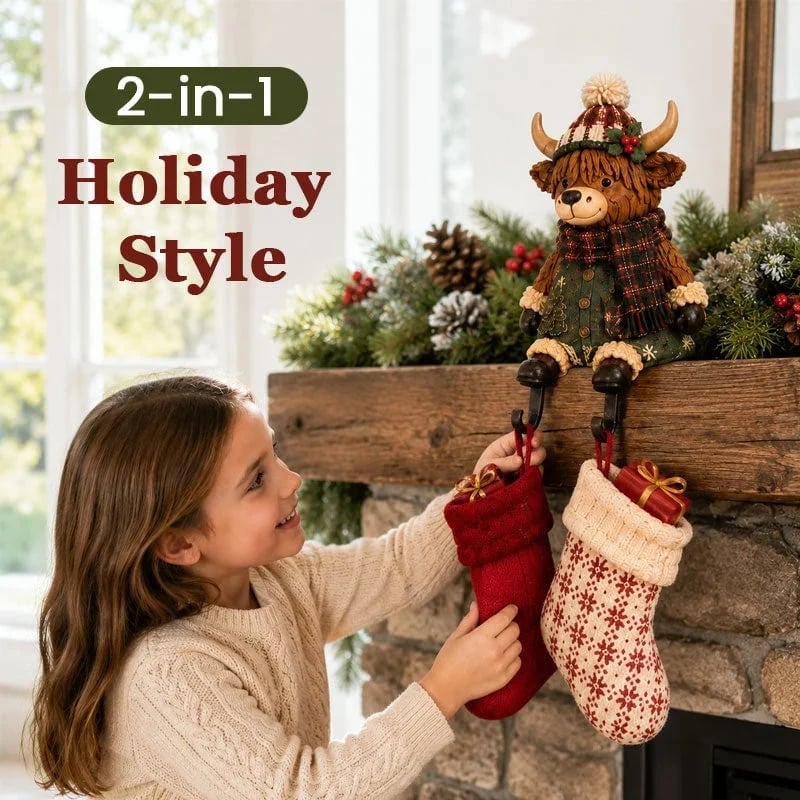 🔥 Flash sale 40% OFF - Christmas Stocking Holder Shelf Sitters