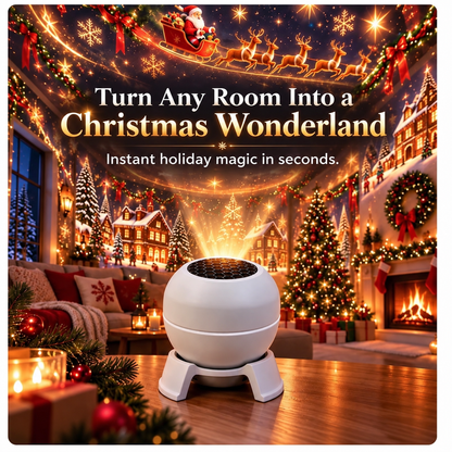 🛷Turn Any Room Into a Christmas Wonderland – Holiday Projection Night Light