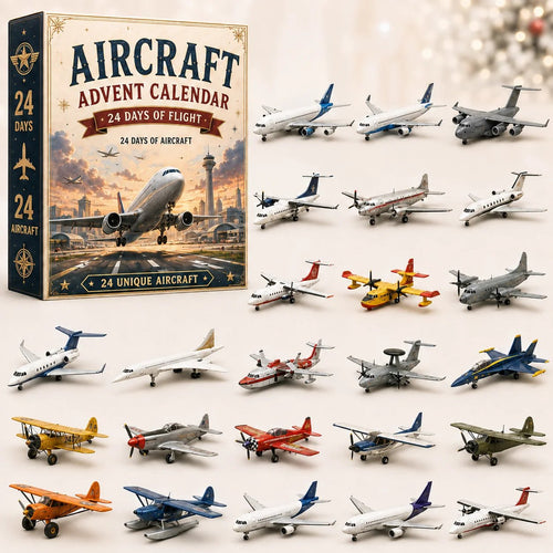 🎄Last Day 49% OFF – ✈️ Aircraft Advent Calendar 2026 | 24 Days of Flight with 24 Unique Miniature Airplanes, Jets & Aviation Collectibles 🎄🎁