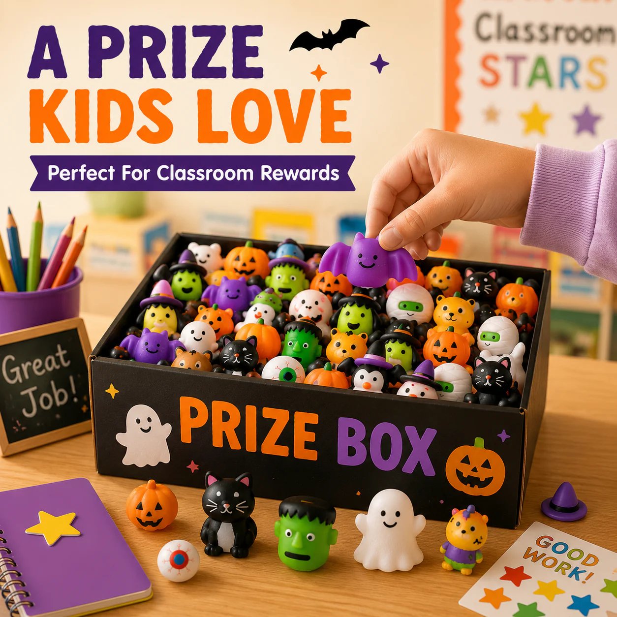 Last Day 50% OFF -🎃 30PCS Halloween Mochi Squishy Toys
