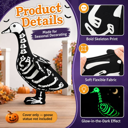 🎃 Turn Your Porch Goose Into a Glowing Halloween Showstopper 🦢✨