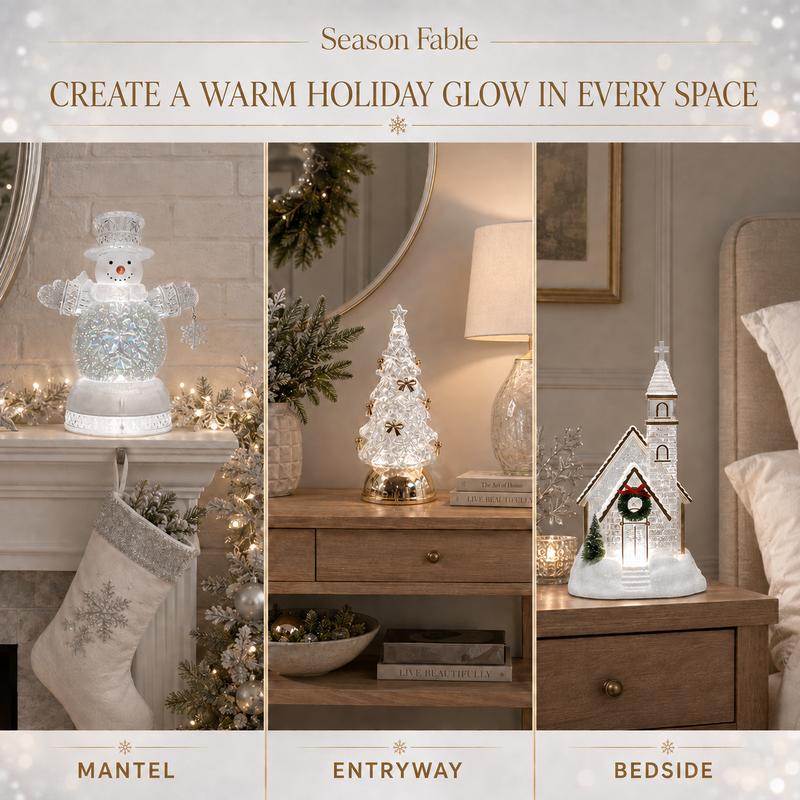 Christmas Lighted Lantern Decor