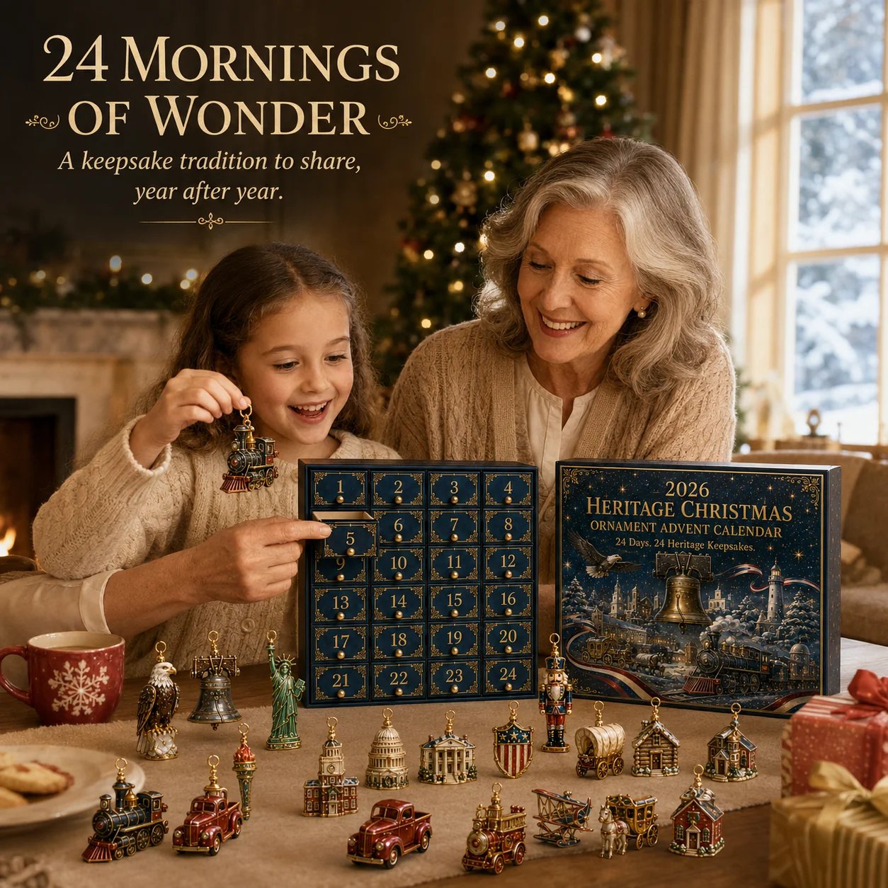 🔥America 250th Anniversary Heritage Christmas Advent Calendar
