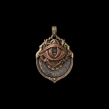 Industrial Mechanical Kinetic Pendant — Living Steampunk Art