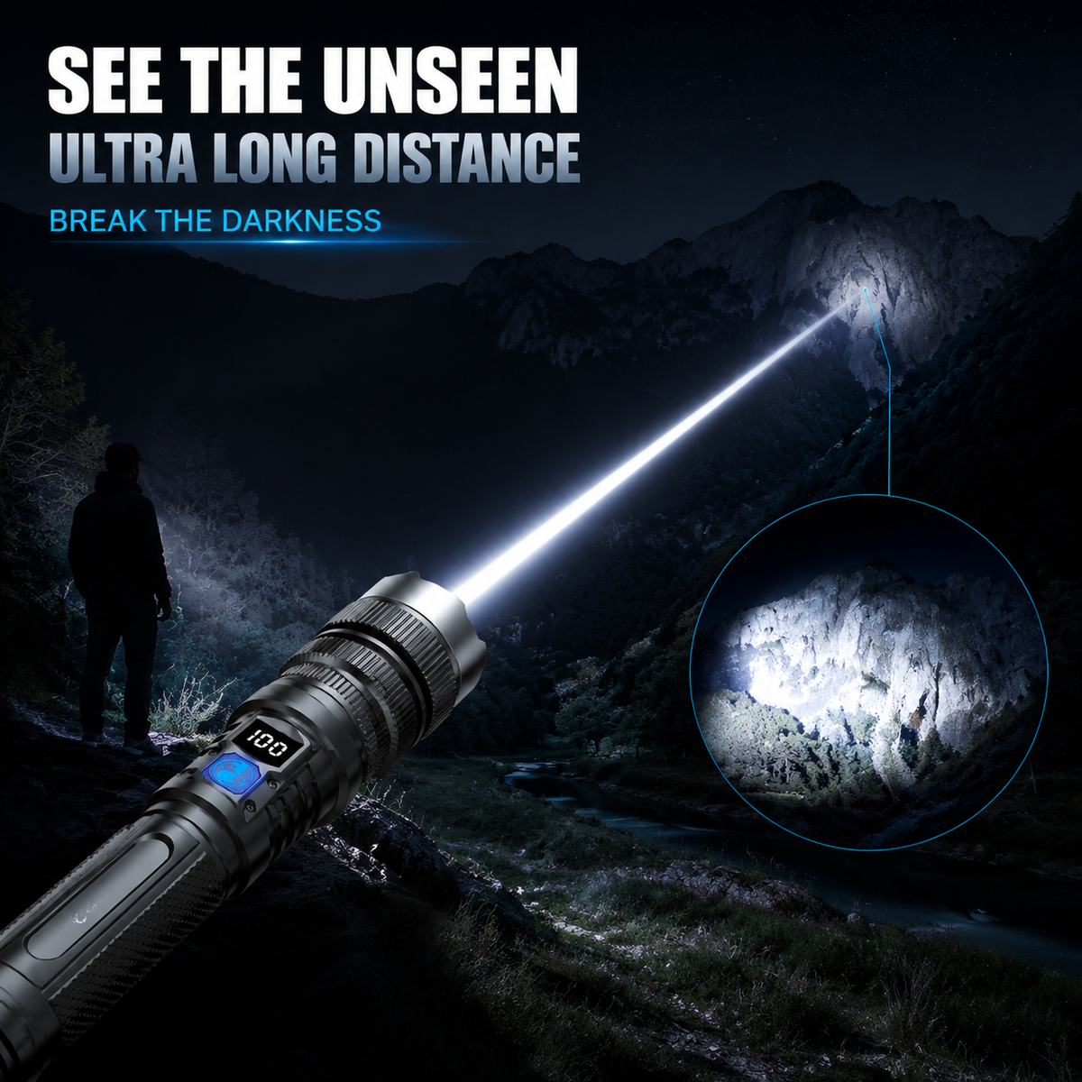 High-power flashlight