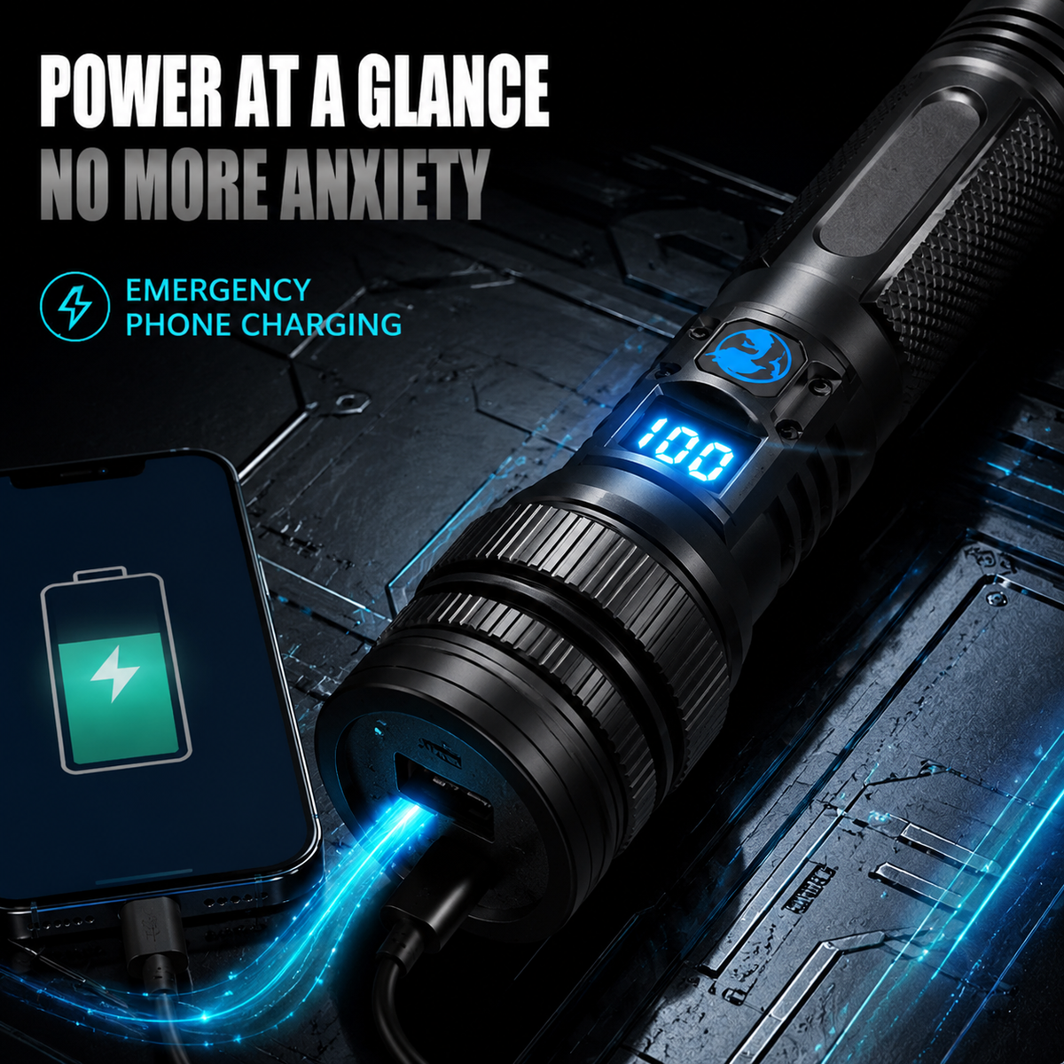 High-power flashlight