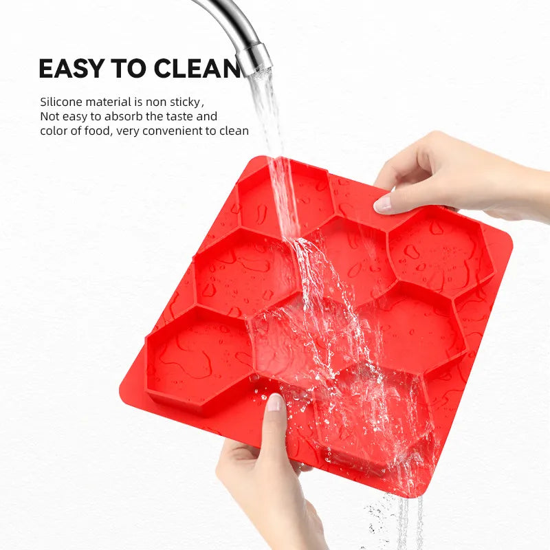 🍔Silicone Burger Patty Mold | Hexagon Slider Meat Press Maker