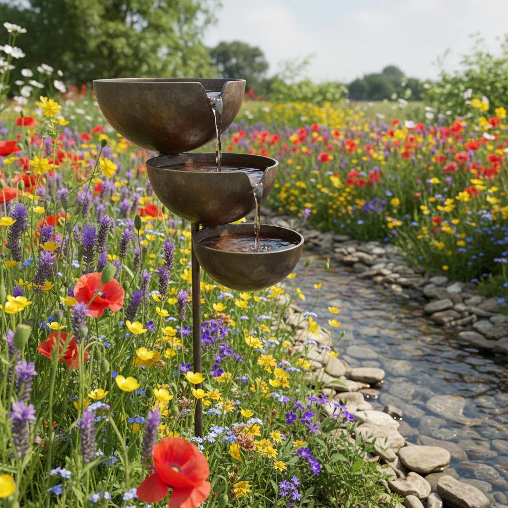 🔥Bring Life Back To Your Garden – Rain Catcher Bird Bath 🌿🐦