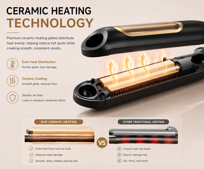 Corn Ironing Plywood Fluffy Convenient Lazy Styling Curling Iron