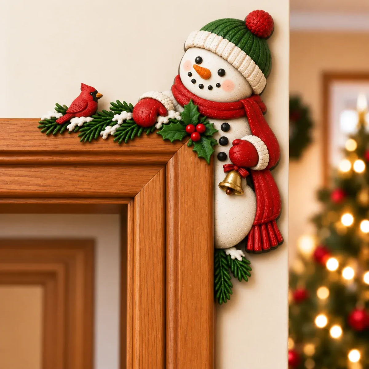 ⏳ Last Day 50% OFF – 🎄 3D Christmas Peekaboo Door Frame Corner Decor | 8 Festive Character Designs with Left & Right Options for Doorways, Entryways & Holiday Corners ✨