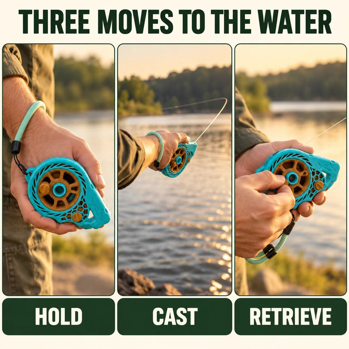 🎣 Pocket Fishing Reel — Ultralight Rodless Handline