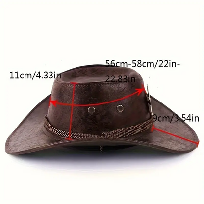 ☀️🌬️ LIMITED TIME 50% OFF! 🤠Breathable Sunshade Cowboy Hat – Cool airflow & UV protection – Stay shaded all day long.
